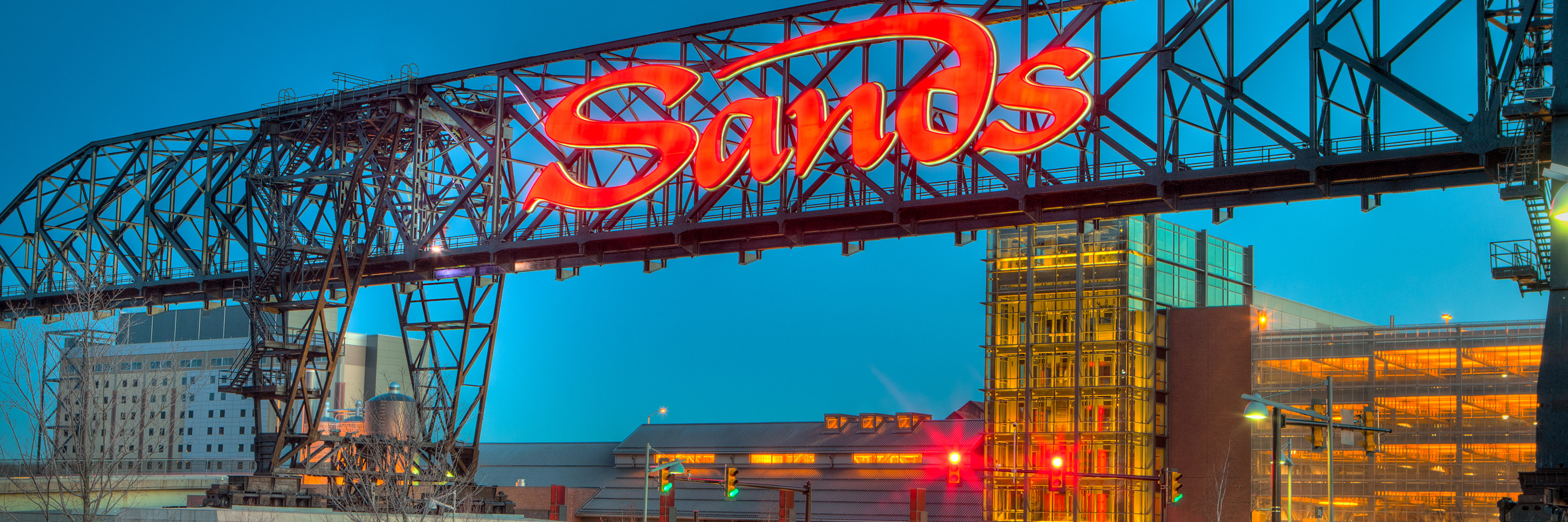 what font does the sands casino use